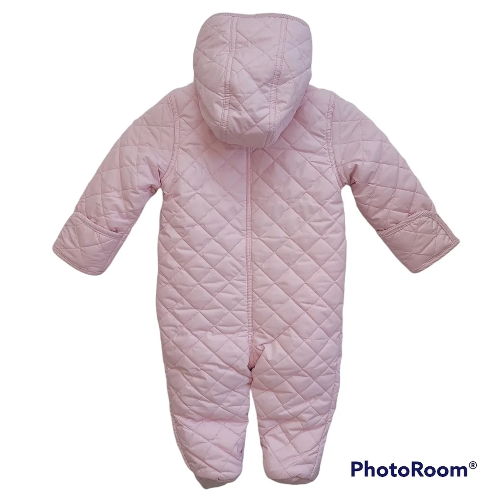 RALPH LAUREN Baby Girl's Hooded Barn Bunting‎ SIZE 9MONTH